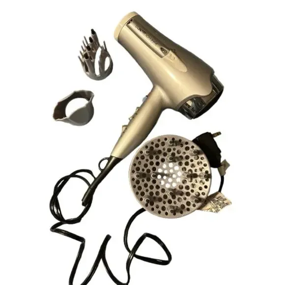 Conair 1875W Ion Shine Hair Dryer Diffuser Attachments Tested Working - Picture 2 of 7